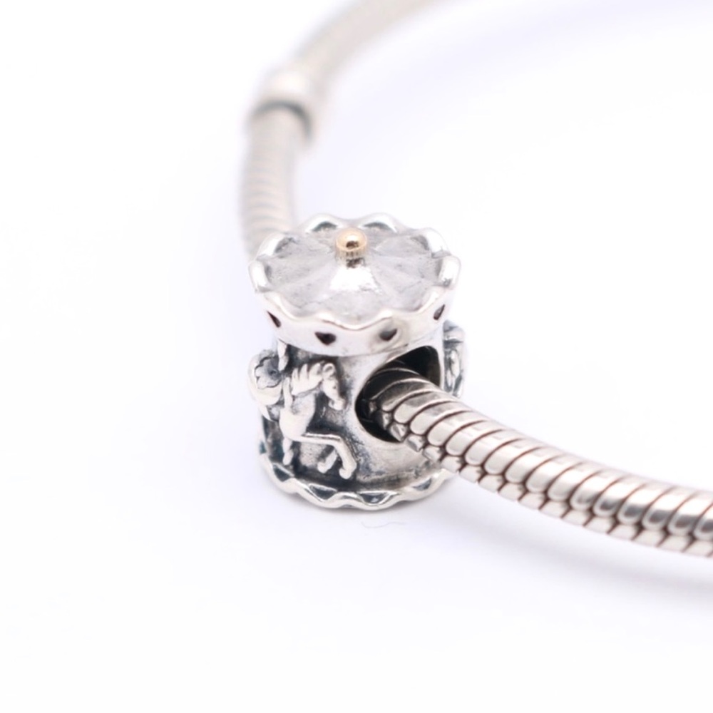 Authentic PANDORA Sterling Silver Carousel Charm - 791236 - Picture 3 of 10